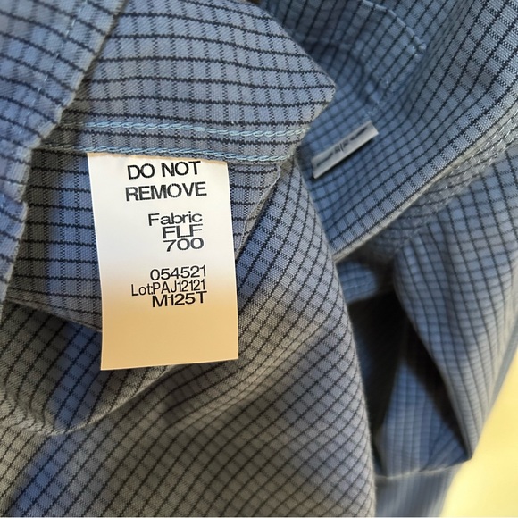 Tyndale ~Flame Resistant Cat 2 Check Button Down Work Shirt in XL Long - Picture 9 of 13